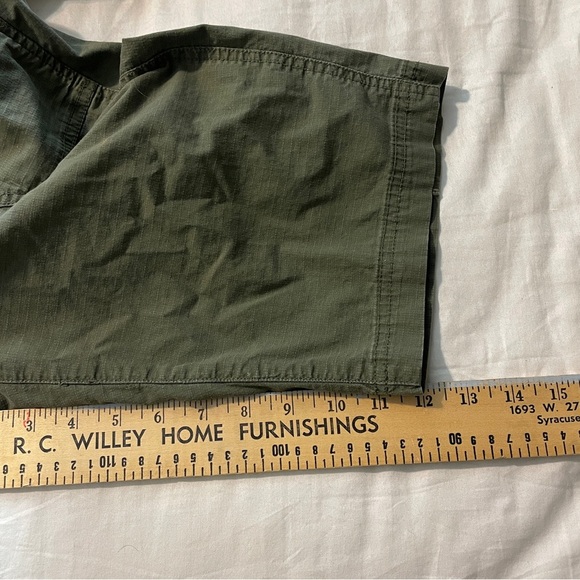 Prana Green hiking outdoor shorts size 4 - Picture 5 of 6